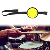 Maxbell Practice Drum Pad Accessories Practice Gaiters for Snare Jazz Drums Beginner yellow