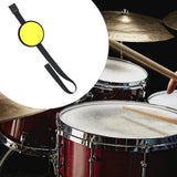 Maxbell Practice Drum Pad Accessories Practice Gaiters for Snare Jazz Drums Beginner yellow
