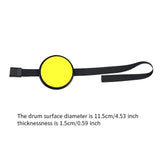 Maxbell Practice Drum Pad Accessories Practice Gaiters for Snare Jazz Drums Beginner yellow