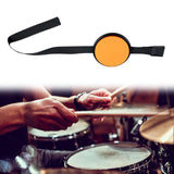 Maxbell Practice Drum Pad Accessories Practice Gaiters for Snare Jazz Drums Beginner orange