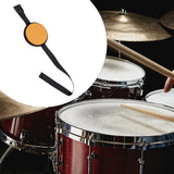 Maxbell Practice Drum Pad Accessories Practice Gaiters for Snare Jazz Drums Beginner orange