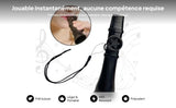 Maxbell 4xKazoo Party Favors Portable Professional Lightweight Color Kazoo Guitar Kids Black