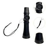 Maxbell 4xKazoo Party Favors Portable Professional Lightweight Color Kazoo Guitar Kids Black