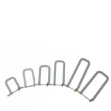 6Pcs Instrument Beam Clamps Universal Easy to Use Iron Bracing Bonding Tools