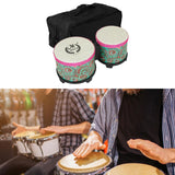 Bongo Drum Fine Motor Dancing Hand Drum for Children Beginners Birthday Gift blue