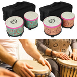 Bongo Drum Fine Motor Dancing Hand Drum for Children Beginners Birthday Gift blue