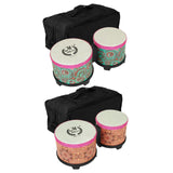 Bongo Drum Fine Motor Dancing Hand Drum for Children Beginners Birthday Gift blue