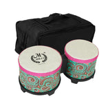 Bongo Drum Fine Motor Dancing Hand Drum for Children Beginners Birthday Gift blue