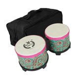 Bongo Drum Fine Motor Dancing Hand Drum for Children Beginners Birthday Gift blue
