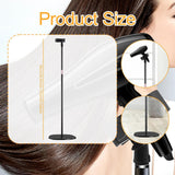 Floor Hair Dryer Stand Heavy Weighted Base Mic Stand for Home Salon Bathroom
