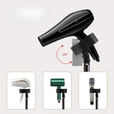 Floor Hair Dryer Stand Heavy Weighted Base Mic Stand for Home Salon Bathroom
