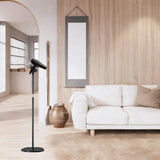 Floor Hair Dryer Stand Heavy Weighted Base Mic Stand for Home Salon Bathroom