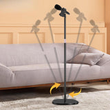 Floor Hair Dryer Stand Heavy Weighted Base Mic Stand for Home Salon Bathroom