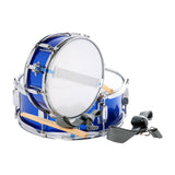 13" Snare Drum Blue Professional Musical Instrument for Kids Beginners Gifts