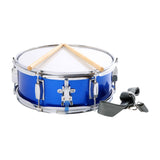 13" Snare Drum Blue Professional Musical Instrument for Kids Beginners Gifts