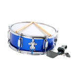 13" Snare Drum Blue Professional Musical Instrument for Kids Beginners Gifts