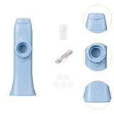 Kazoo Flute Portable Lightweight Adjustable Tone for Kids Piano Music Lovers Blue