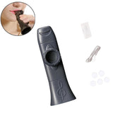 Kazoo Flute Portable Lightweight Adjustable Tone for Kids Piano Music Lovers Grey