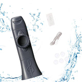 Kazoo Flute Portable Lightweight Adjustable Tone for Kids Piano Music Lovers Grey