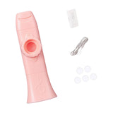 Kazoo Flute Portable Lightweight Adjustable Tone for Kids Piano Music Lovers Pink