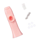 Kazoo Flute Portable Lightweight Adjustable Tone for Kids Piano Music Lovers Pink