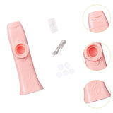 Kazoo Flute Portable Lightweight Adjustable Tone for Kids Piano Music Lovers Pink