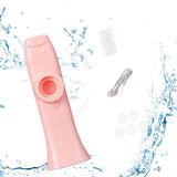 Kazoo Flute Portable Lightweight Adjustable Tone for Kids Piano Music Lovers Pink