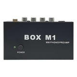 Maxbell Box M1 Phono Preamplifier RCA Output Modern for Stereos Turntables DJ Mixers