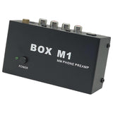 Maxbell Box M1 Phono Preamplifier RCA Output Modern for Stereos Turntables DJ Mixers