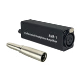 Portable Headphone Amplifier 3.5mm Headset Amplifier for Show Singing Travel