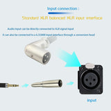 Portable Headphone Amplifier 3.5mm Headset Amplifier for Show Singing Travel