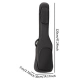 Electric Bass Bag with Zipper Convenient Lightweight Gift Carrying Bass Case