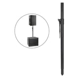 Maxbell Speaker Pole Mount 82cm-139cm Portable Stable Construction Height Adjustable