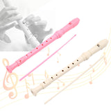 Maxbell 8 Hole Soprano Recorder Compact Gift Flute for Beginners Amateurs pink