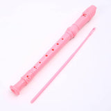 Maxbell 8 Hole Soprano Recorder Compact Gift Flute for Beginners Amateurs pink