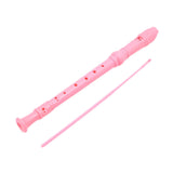 Maxbell 8 Hole Soprano Recorder Compact Gift Flute for Beginners Amateurs pink