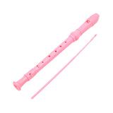 Maxbell 8 Hole Soprano Recorder Compact Gift Flute for Beginners Amateurs pink