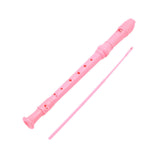Maxbell 8 Hole Soprano Recorder Compact Gift Flute for Beginners Amateurs pink