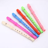 Maxbell 8 Hole Soprano Recorder Compact Gift Flute for Beginners Amateurs pink