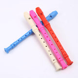 Maxbell 8 Hole Soprano Recorder Compact Gift Flute for Beginners Amateurs pink