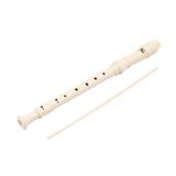 Maxbell 8 Hole Soprano Recorder Compact Gift Flute for Beginners Amateurs white