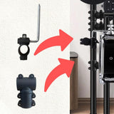 Maxbell Electronic Drum Tube Clamp Professional Spare Parts Portable Drum Rack Clamp