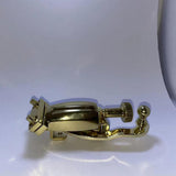 Maxbell Snare Drum Strainer with Butt Plate Gold Adjustor Butt End Steel Replacement