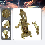 Maxbell Snare Drum Strainer with Butt Plate Gold Adjustor Butt End Steel Replacement