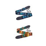 Maxbell Guitar Strap Adjustable Shoulder Strap for Electric Guitars Acoustic Guitars Blue Flower