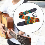 Maxbell Guitar Strap Adjustable Shoulder Strap for Electric Guitars Acoustic Guitars Multicolor