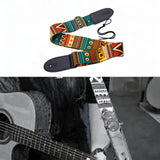 Maxbell Guitar Strap Adjustable Shoulder Strap for Electric Guitars Acoustic Guitars Multicolor