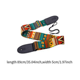 Maxbell Guitar Strap Adjustable Shoulder Strap for Electric Guitars Acoustic Guitars Multicolor