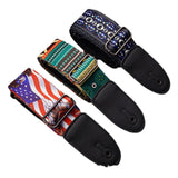 Maxbell Guitar Strap Adjustable Shoulder Strap for Electric Guitars Acoustic Guitars Multicolor