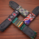 Maxbell Guitar Strap Adjustable Shoulder Strap for Electric Guitars Acoustic Guitars Multicolor